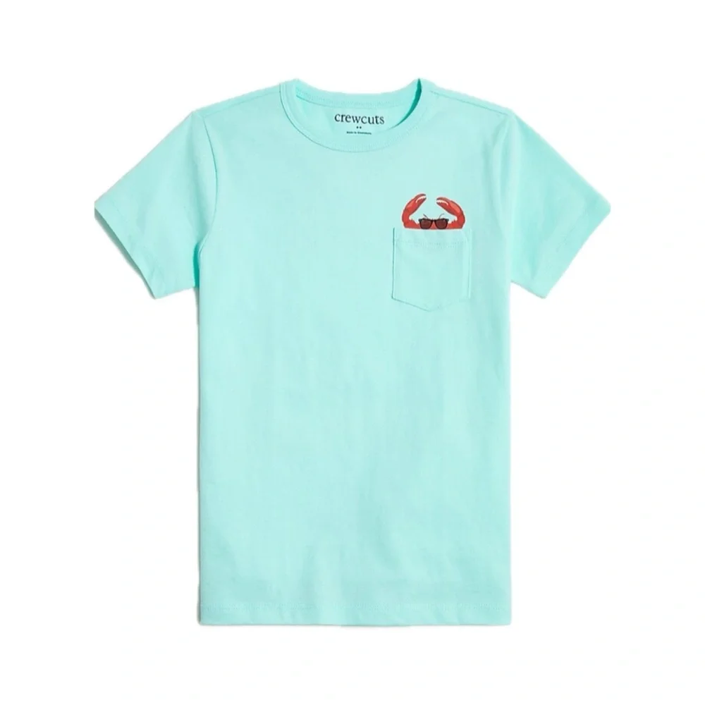 Crewcuts critter pocket graphic tee